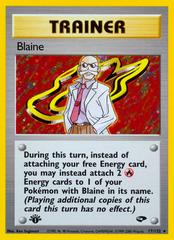 Blaine [1st Edition] #17 Pokemon Gym Challenge